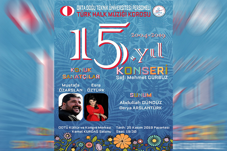 15. Yıl Konser Afişi